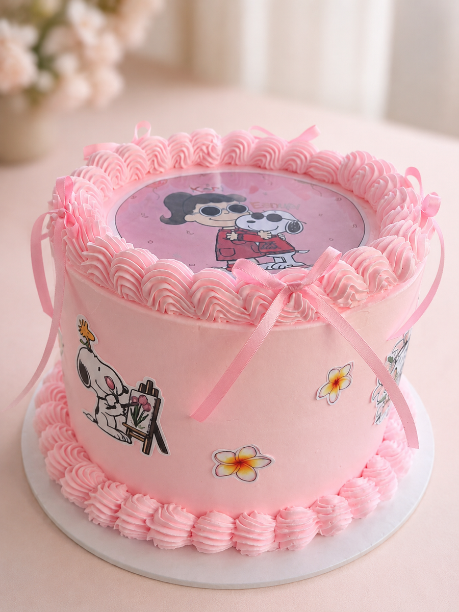 Pastel rosa personalizado