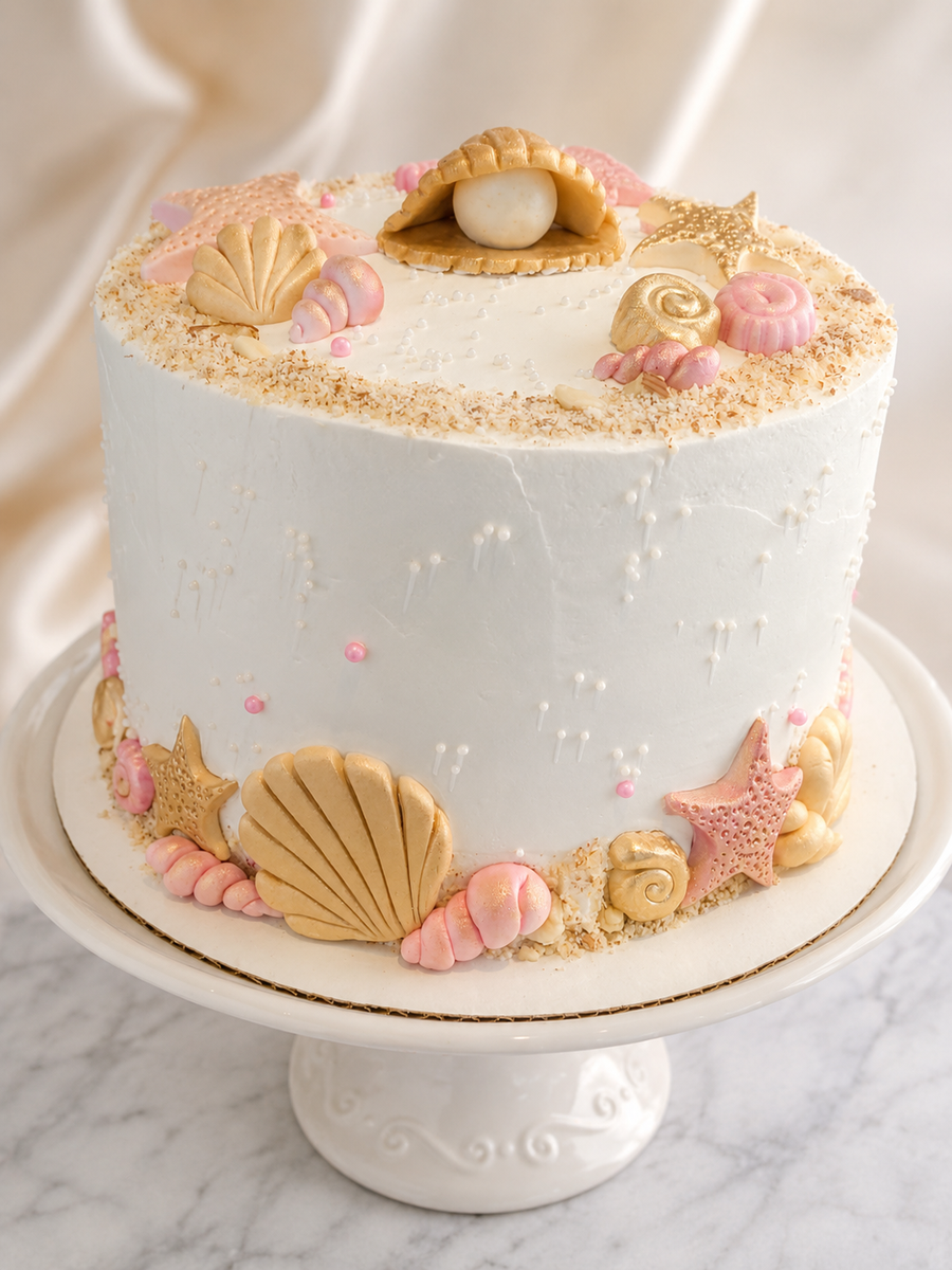 Pastel temático marino