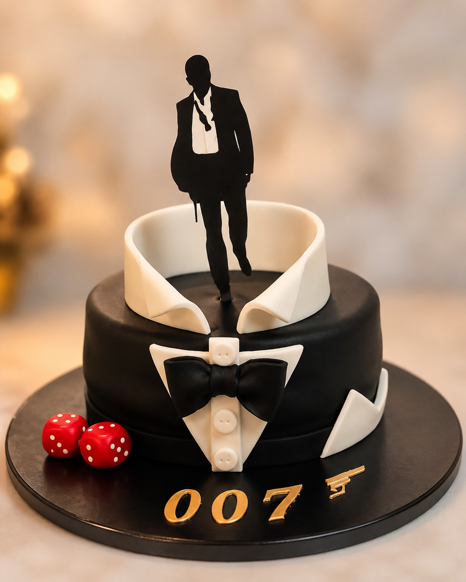 Pastel negro elegante